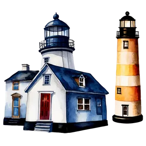 Lighthouse Watercolor Png Dmp36 PNG image