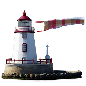 Lighthouse With Dock Png 05242024 PNG image