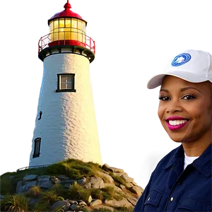 Lighthouse With Lighthouse Keeper Png 69 PNG image