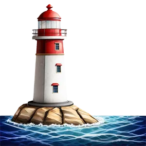 Lighthouse With Waves Png Wfd PNG image