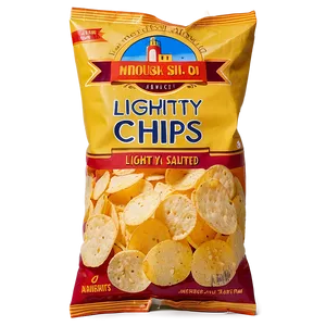 Lightly Salted Chips Png 05242024 PNG image