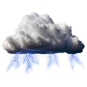 Lightning In Clouds Png 04292024 PNG image