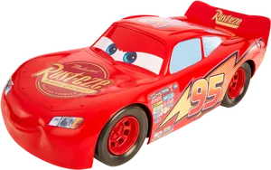 Lightning Mc Queen Red Racecar PNG image