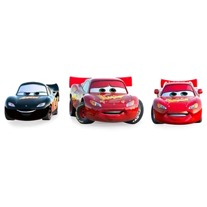 Lightning Mcqueen And Friends Png Dds PNG image