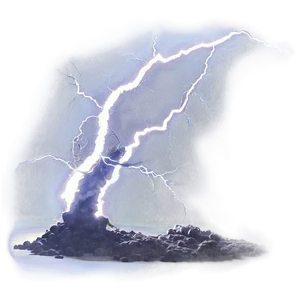 Lightning Strike Hit Effect Png 06282024 PNG image