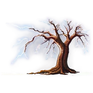Lightning Struck Trees PNG Xyw85