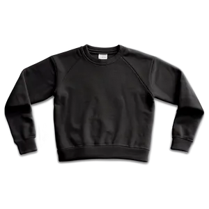 Lightweight Black Summer Sweatshirt PNG 24