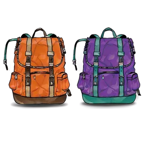 Lightweight Book Bag Travel Png 06282024 PNG image