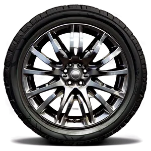 Lightweight Car Wheel PNG 06122024