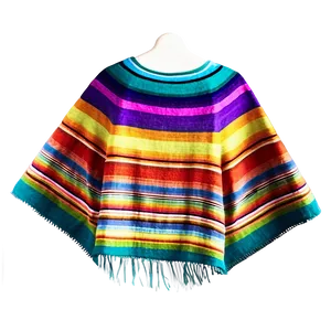 Lightweight Mexican Poncho PNG Nhg9