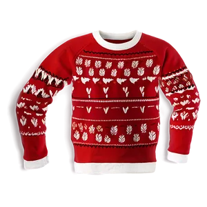 Lightweight Red Sweater PNG 50