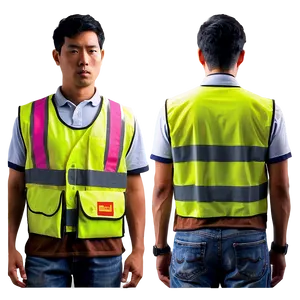 Lightweight Safety Vest PNG 8