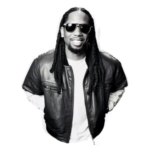 Lil Jon Black And White PNG Jgb