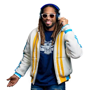 Lil Jon In Studio PNG Ngd