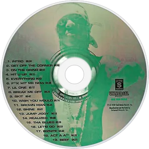 Lil Wayne C D Tracklist PNG image