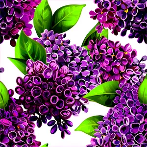 Lilac Bouquet PNG Syu62