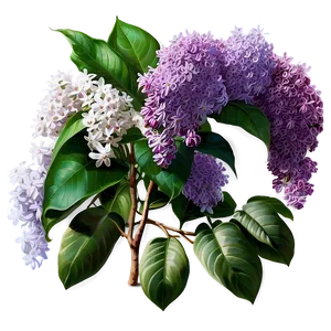 Lilac Garden PNG 85