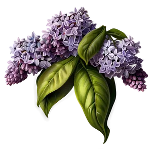 Lilac Illustration PNG Bma77 PNG