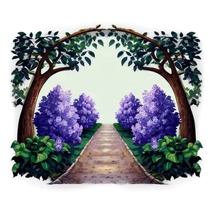 Lilac Path PNG Jor
