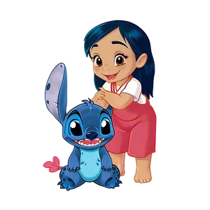 Lilo And Stitch Hug PNG Mmx PNG