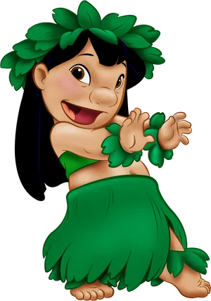 Liloin Hula Outfit PNG