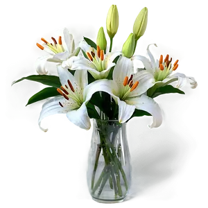 Lily Flower Arrangement PNG 1