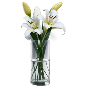 Lily Flower Vase Png 43 PNG image