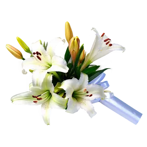 Lily Wedding Bouquets PNG 72