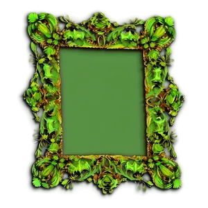 Lime Green Frame PNG 63