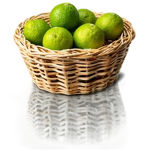 Lime In Basket PNG Vmm35 PNG