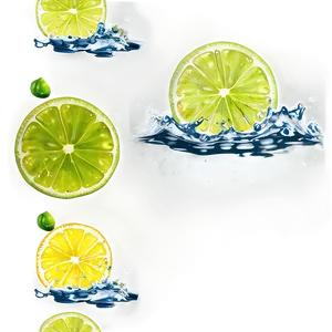 Lime In Water PNG 05242024