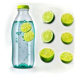 Lime Infused Water PNG 05242024 PNG