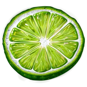 Lime Slice Graphic PNG Dtm54 PNG
