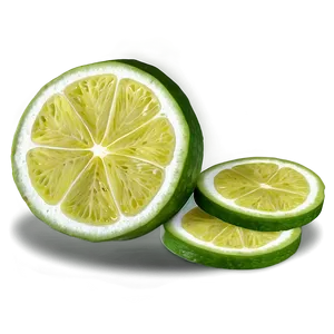 Lime Slice Natural PNG Gcp47 PNG