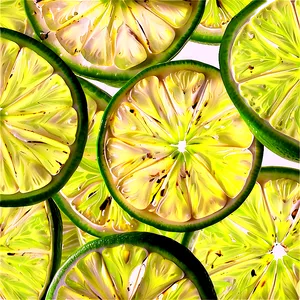 Lime Slice Texture PNG Mky PNG