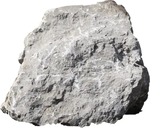 Limestone Rock Isolatedon Black PNG image