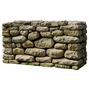 Limestone Rock Wall PNG 06292024