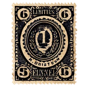 Limited Edition Vintage Stamp PNG Flu PNG