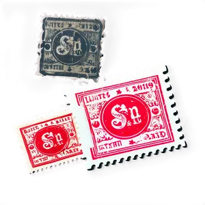Limited Edition Vintage Stamp PNG Iru91 PNG