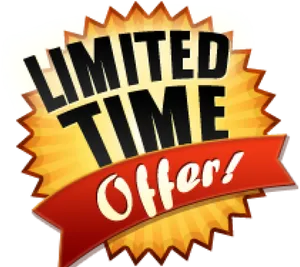 Limited Time Offer Badge PNG image