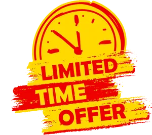 Limited Time Offer Stamp PNG image