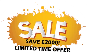 Limited Time Sale2000 Savings Advertisement PNG image