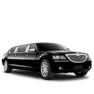 Limousine Black Car Png 06262024 PNG image