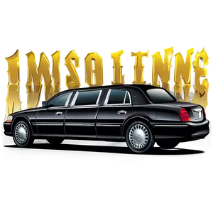 Limousine Car Vector Artwork PNG 4 PNG