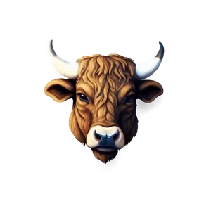 Line Art Bull Head PNG Nqs PNG