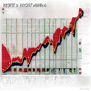 Line Chart Showing Profit Margins PNG 06262024 PNG