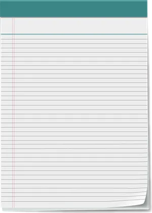 Lined Notebook Paper Vector