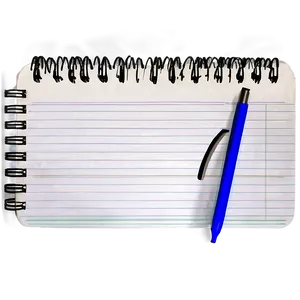 Lined Notebook Paper With Header Png Amb PNG image