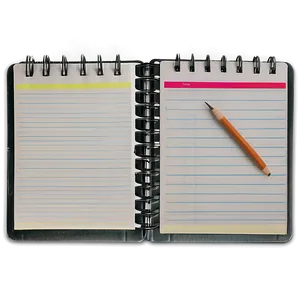 Lined Notebook Paper With Header Png Xmb24 PNG image