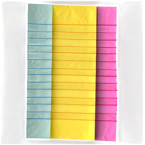 Lined Post It Note Png 05252024 PNG image